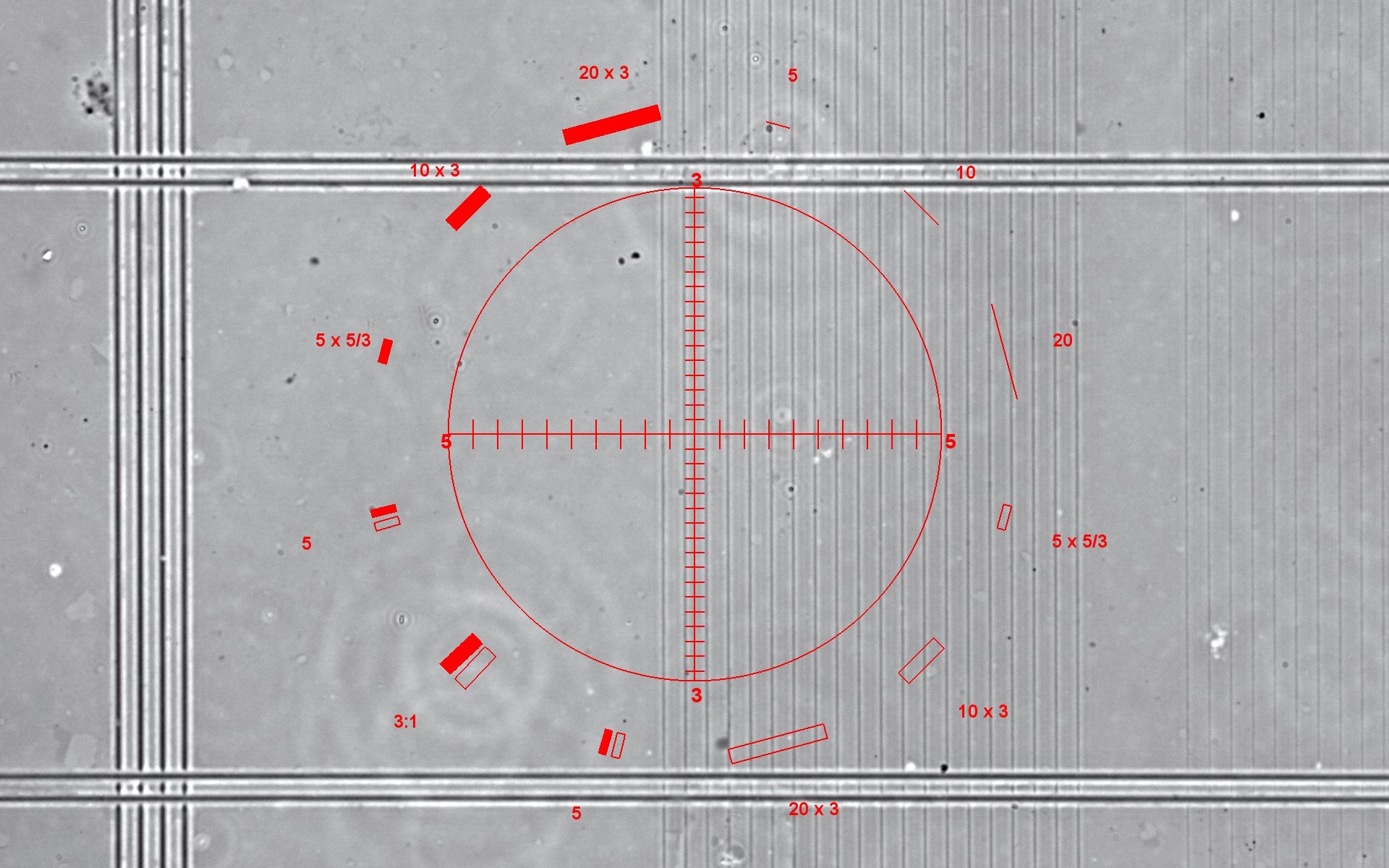 HSE/NPL Band NO.1, 2 와 Walton/Beckett Reticle